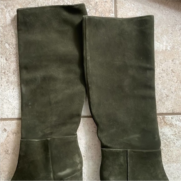 Tory Burch Brooke Slouchy Suede Block Heel Boots - Picture 3 of 13